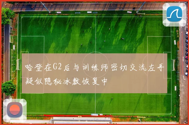 哈登在G2后与训练师密切交流左手疑似隐秘冰敷恢复中